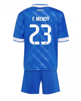 Billige Fotballdrakt Real Madrid Ferland Mendy #23 Replika Tredjedraktsett Barn 2025-26 Kortermet (med bukser)